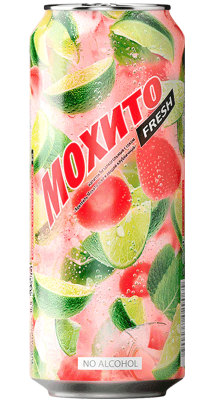 MOXITO FRESH STRAWBERRY 0.45L (HALAL)